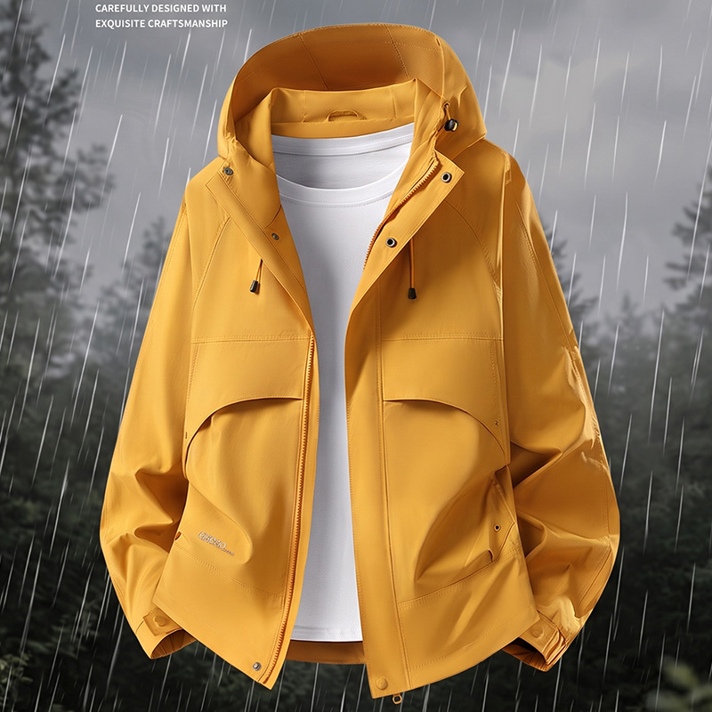 Windbreak Shell Jacket - Autumn Winter Men Women Windbreaker Solid