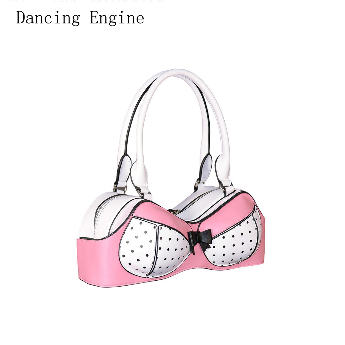 Street Fashion Luxury - Funny Unique Bra Shaped Handbag Polka