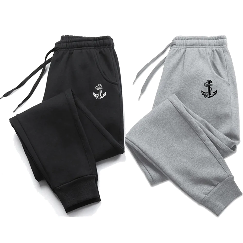 Running Pant Jogger - Men's Printed Pants Autumn Winter Men