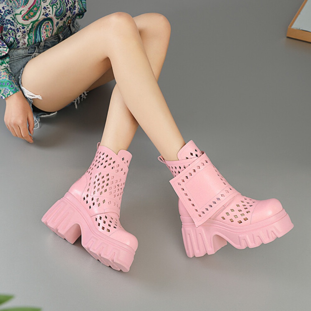 New Arrival Women's Pink Platf - Street Fashion Outfit review and price