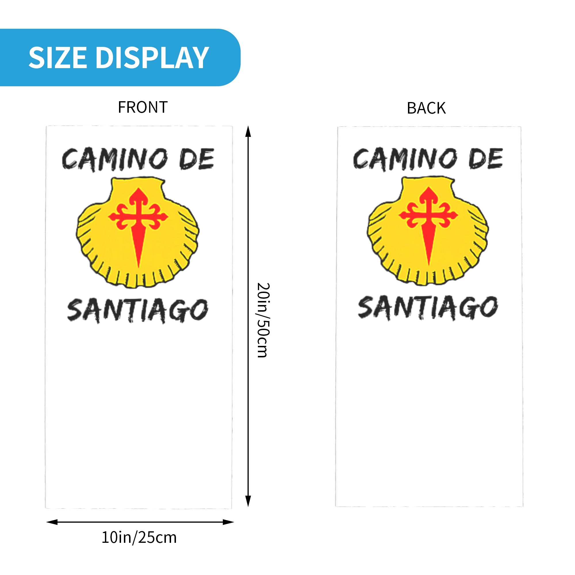 Buen Camino de Santiago Hiking - Bandana Multi Way review and price