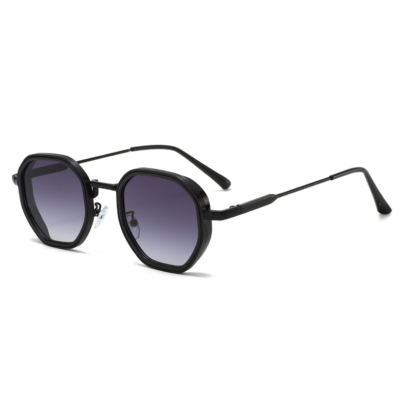 Metal Polygon Retro Sunglasses - Street Fashion Photographers review and price