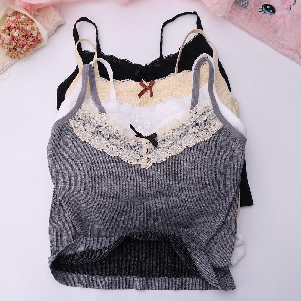 Fashion Lace Bow Vest Camisole - Street Fashion Photographers review and price