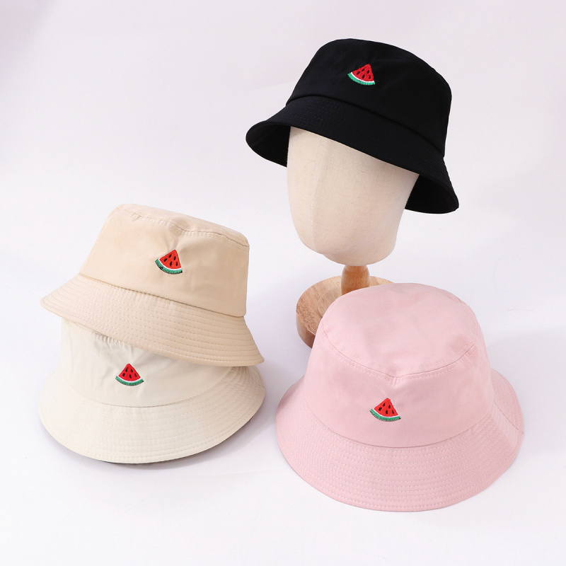 Fisherman's Hat With Watermelo - Bucket Hat Embroidered review and price