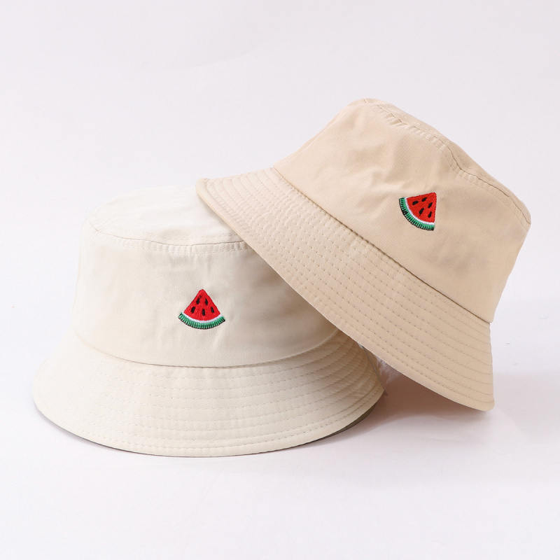 Fisherman's Hat With Watermelo - Bucket Hat Embroidered review and price