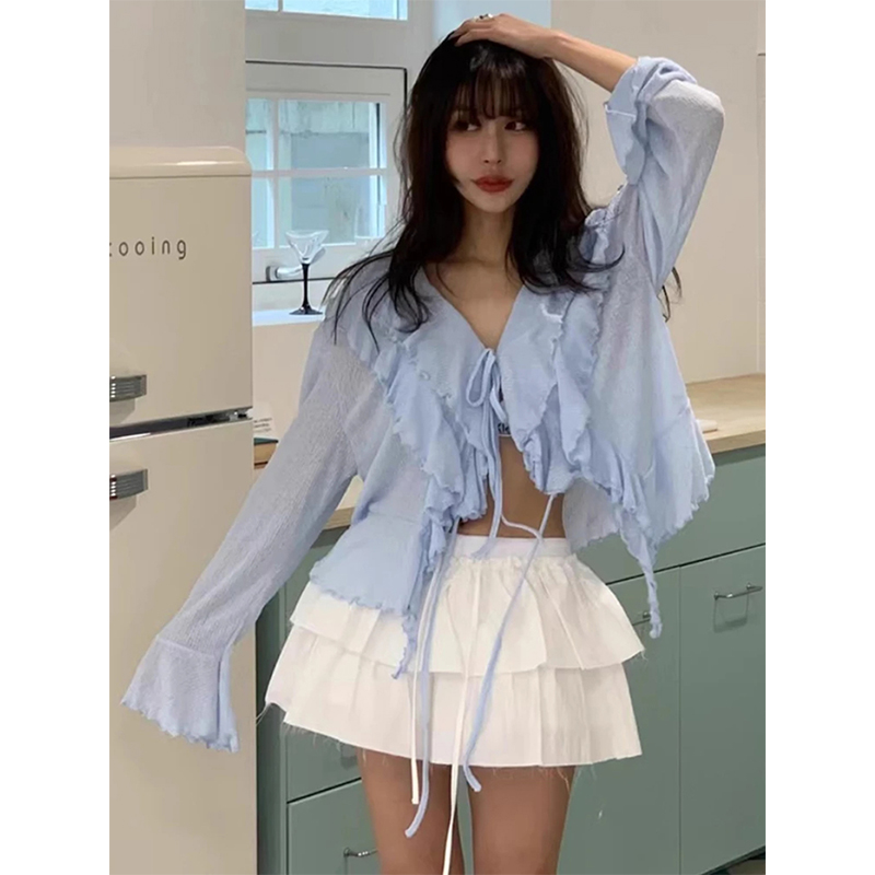 MEXZT Cropped White Shirts Wom - Street Fashion In Korea review and price