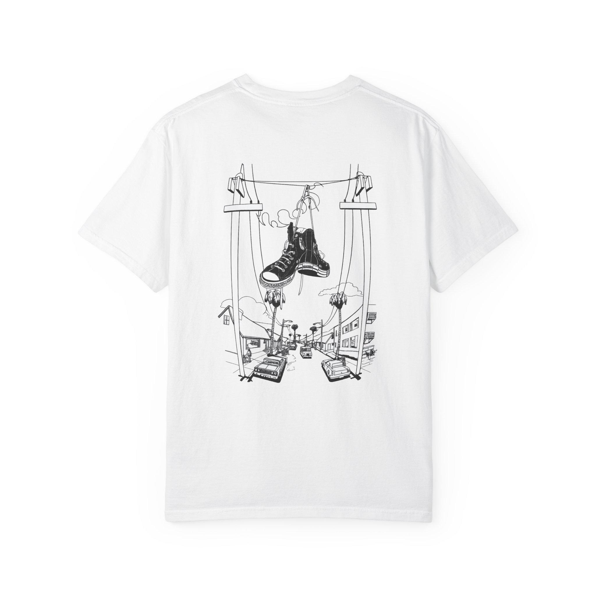 Sneakers on Power Lines T-Shir - Street Fashion Online review and price