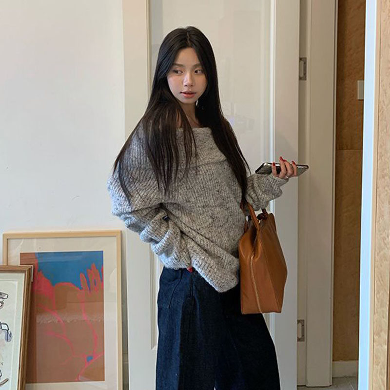 Elegant Off Shoulder Slash Nec - Street Fashion In Korea review and price