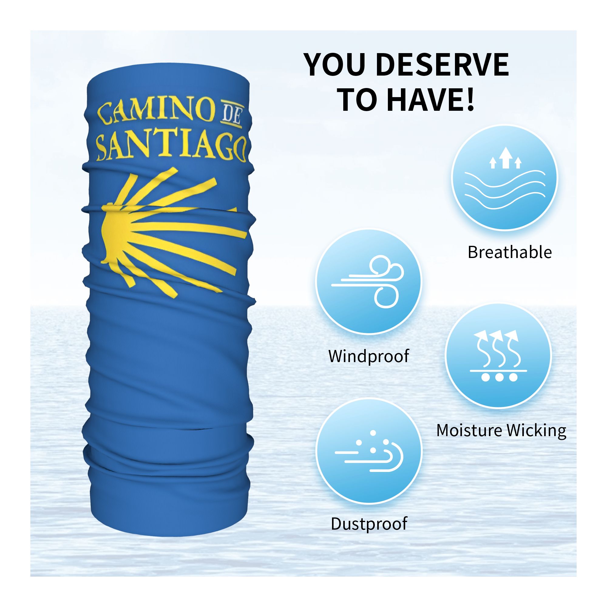 Camino De Santiago Bandana Nec - Bandana Multi Way review and price