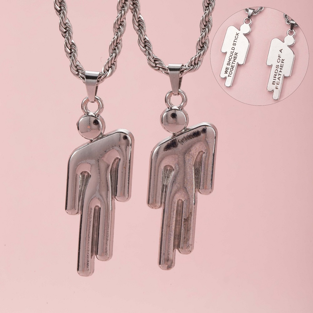 2Pcs Hip Hop Stainless Steel S - Fashion Street Singapore review and price