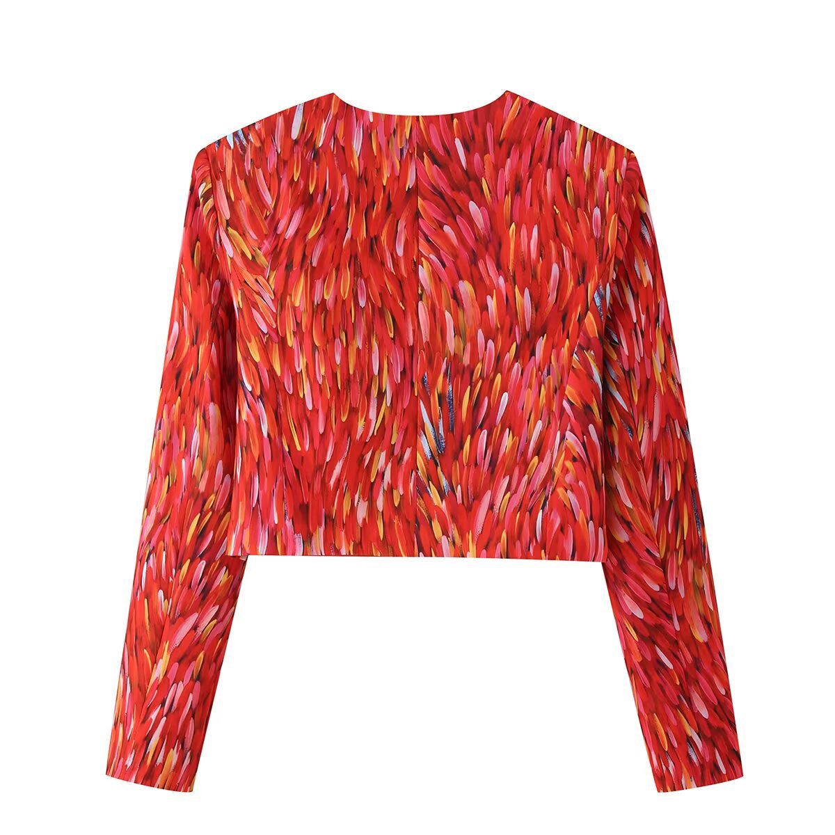 2023 Autumn V neck Open stitch - Street Fashion Show review and price