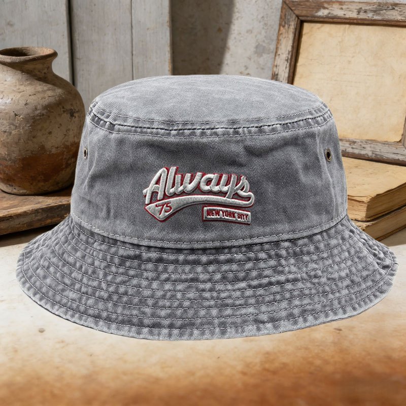 Unisex Casual Always 73 Embroi - Bucket Hat Embroidered review and price
