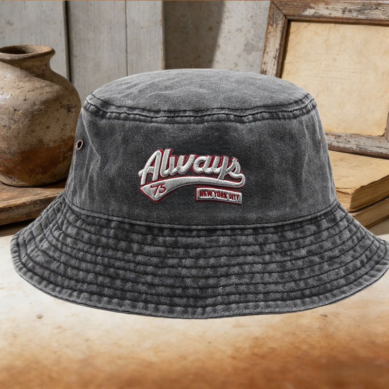Unisex Casual Always 73 Embroi - Bucket Hat Embroidered review and price