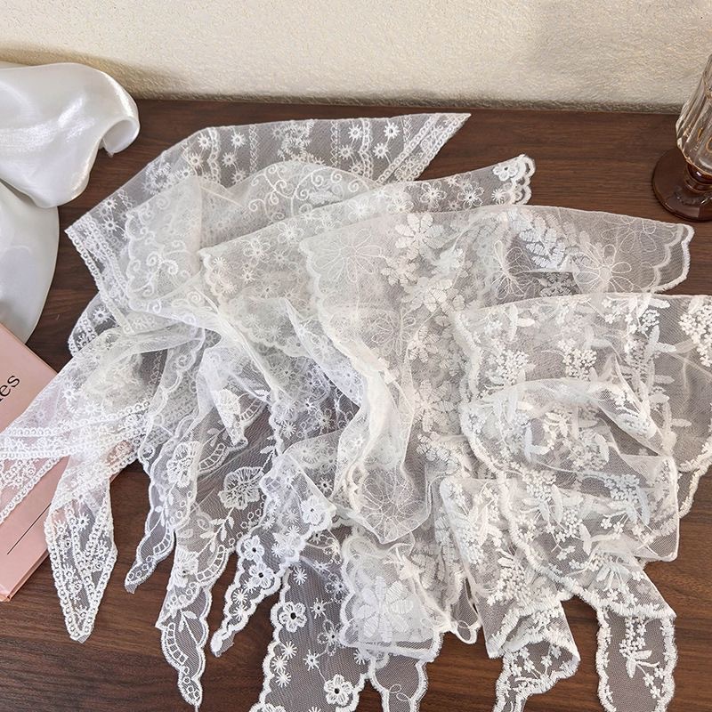 Triangle Lace Bandana Cream Wh - Bandana Multi Way review and price