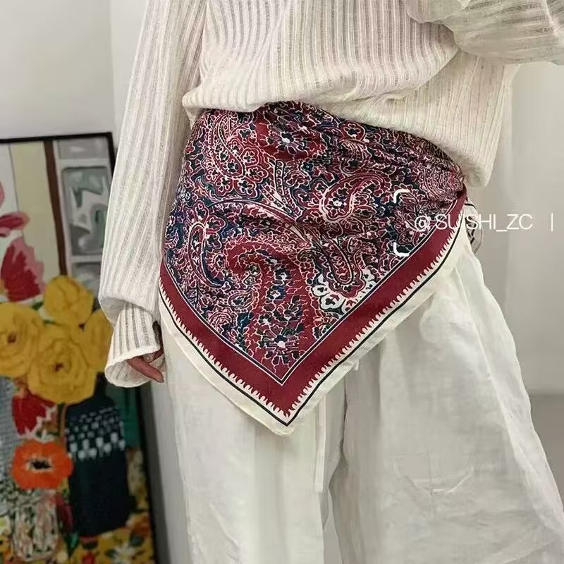 Vintage Cashew Flower Square S - Bandana Multi Way review and price