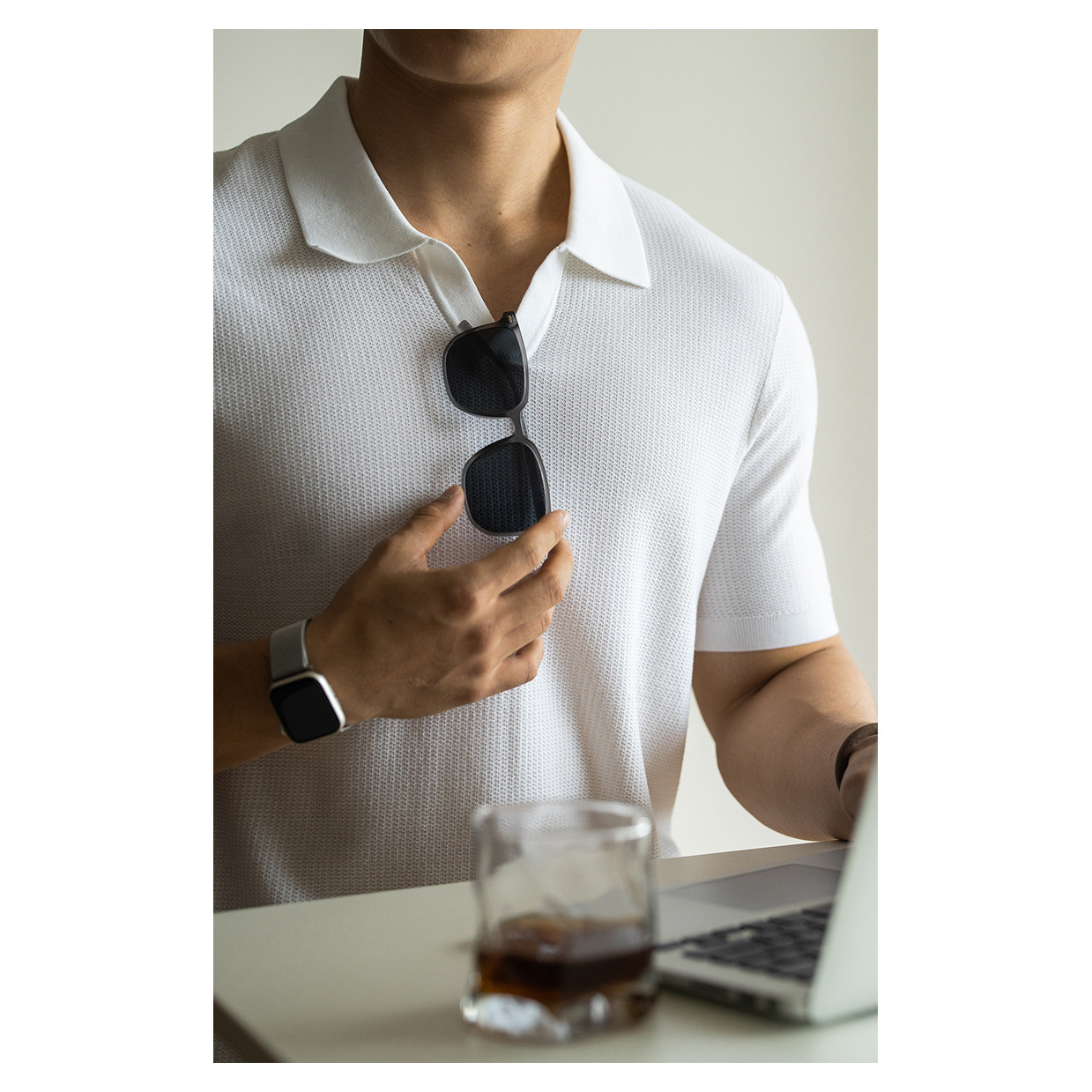 Linen Short Sleeve Knitted Hig - Urban Street Fashion Photography review and price
