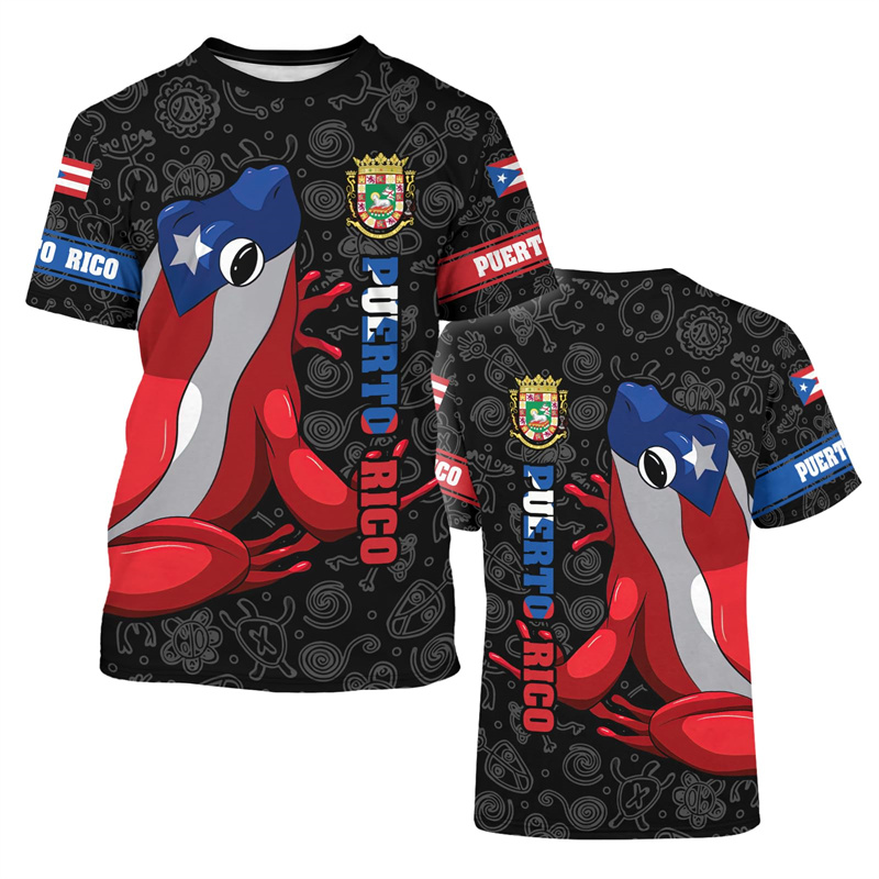 2025 New Puerto Rico Flag Grap - Street Fashion Usa review and price