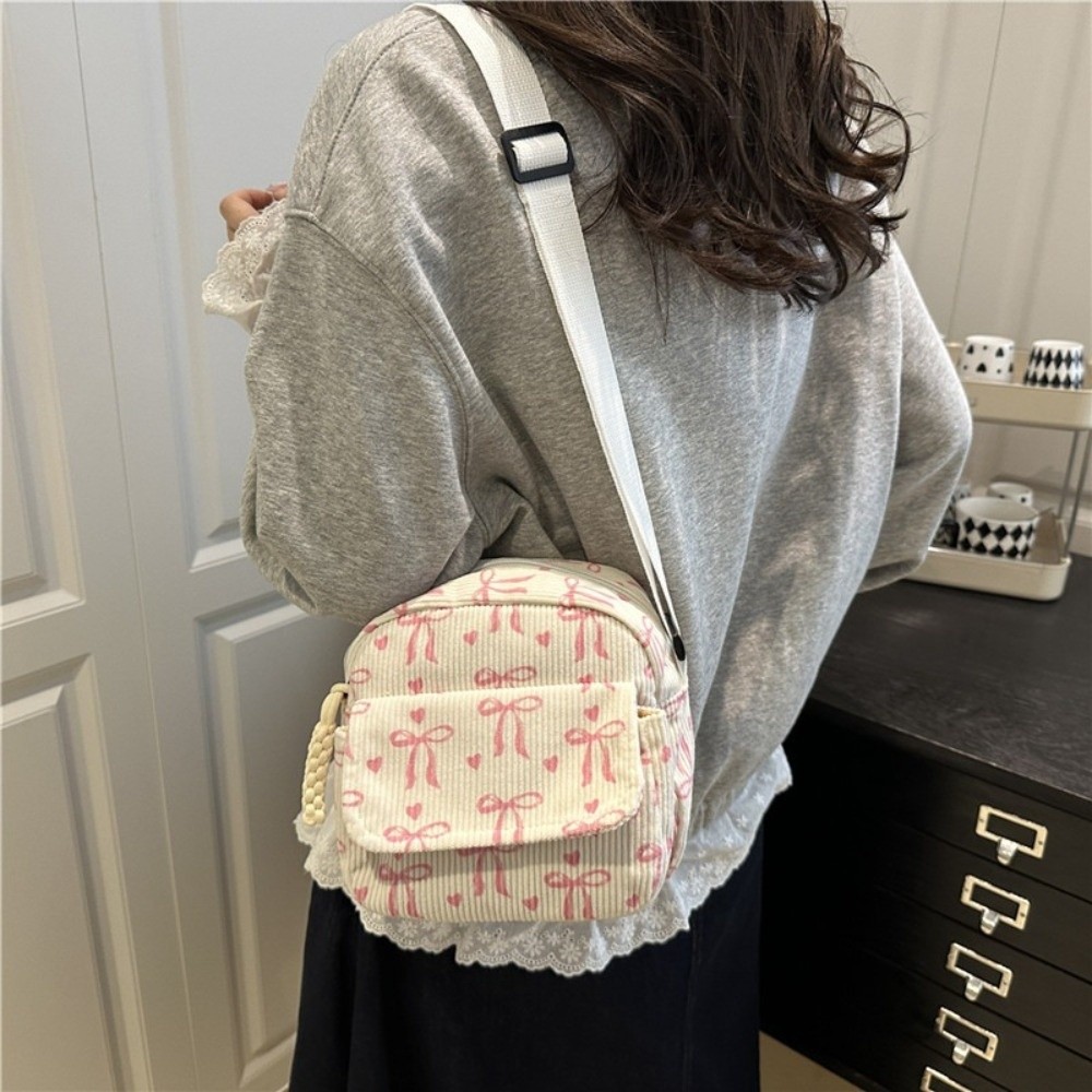 Women's Corduroy Small Shoulde - Street Fashion In Korea review and price