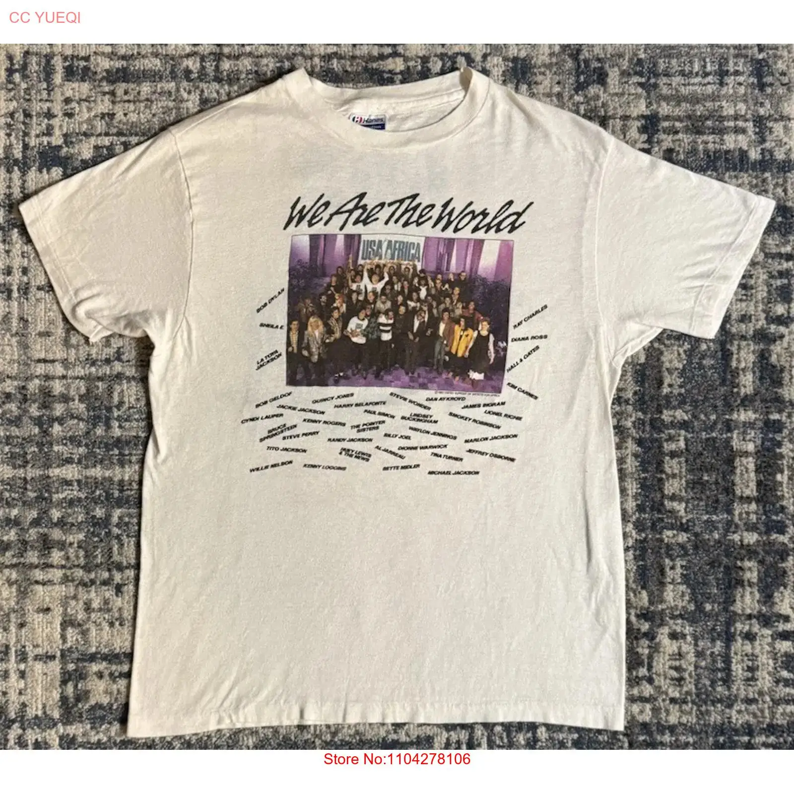 Vintage 1985 We Are The World  - Street Fashion Usa review and price