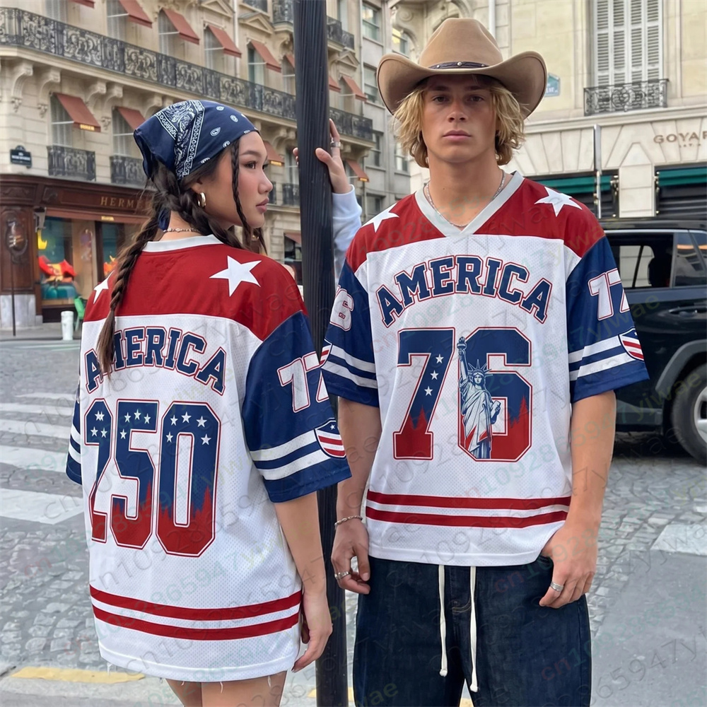 USA 250th Anniversary Mesh Jer - Street Fashion Usa review and price