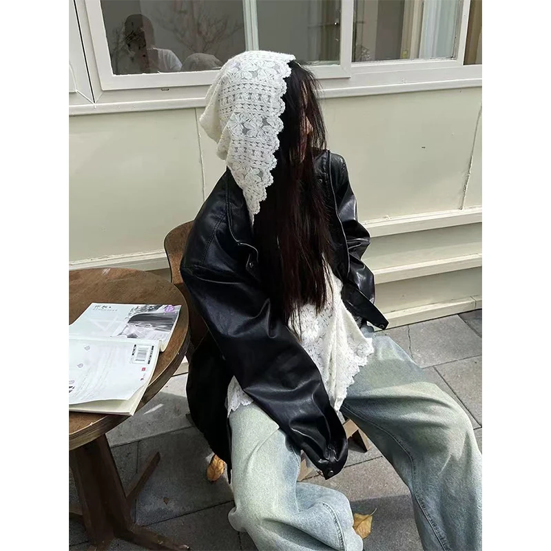Y2K Lace Hooded Shirts Women S - Street Fashion In Korea review and price