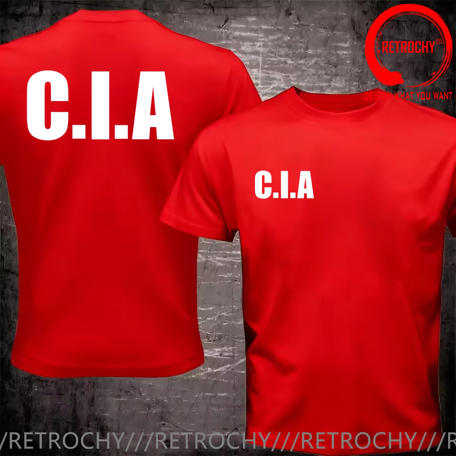 Funny Design USA CIA US C.I.A  - Street Fashion Usa review and price