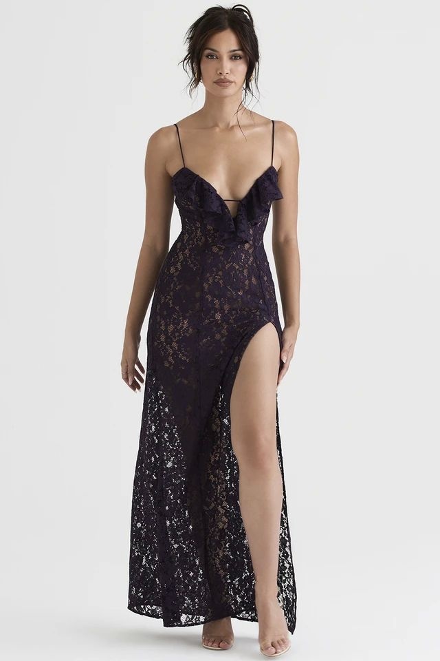 Slim Fit Deep V Lace Dress Wom - Street Fashion Online review and price