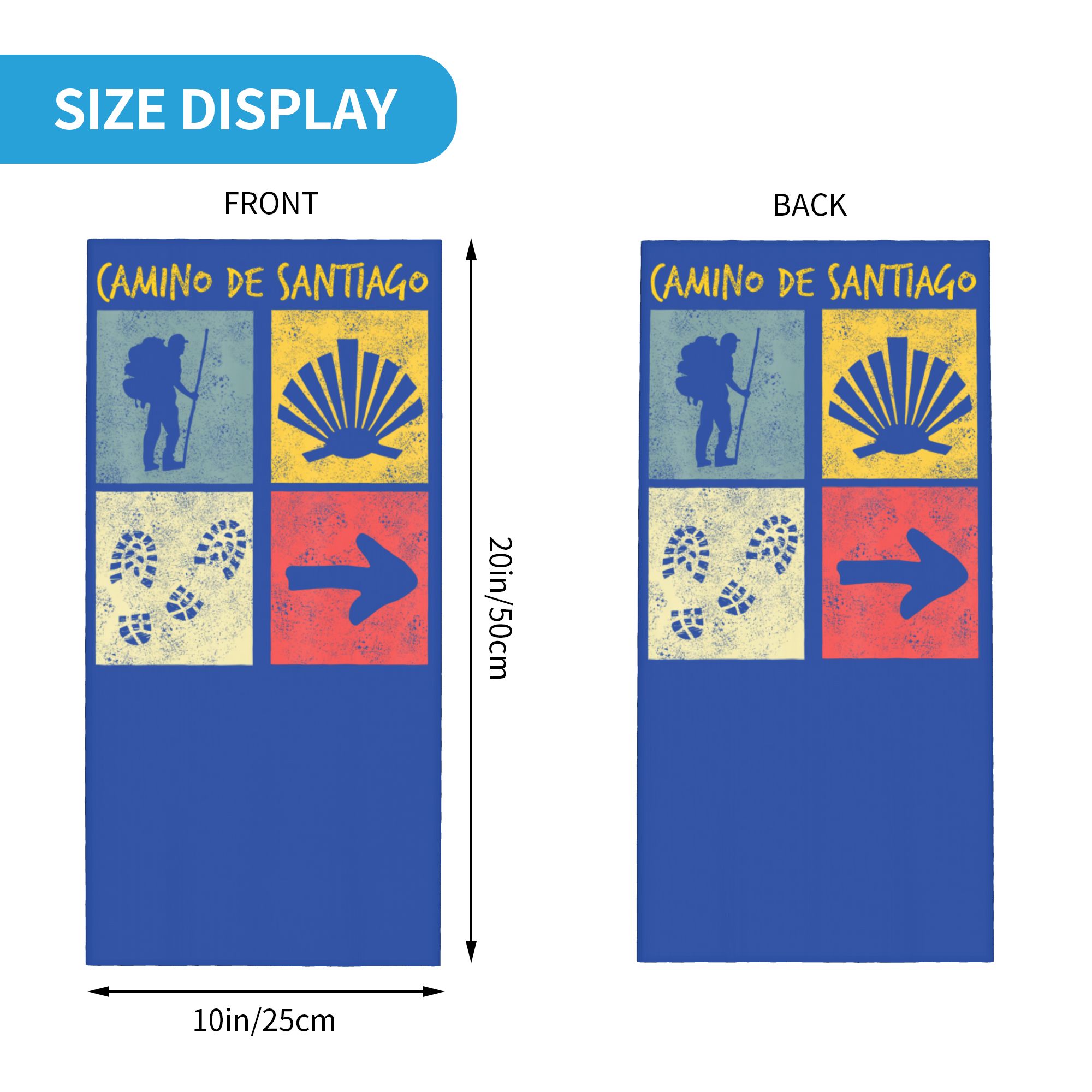 Camino de Santiago Way of St J - Bandana Multi Way review and price