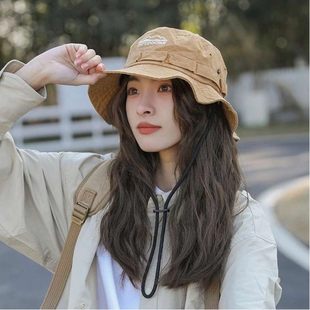 Camping Mountain Climbing Hat  - Bucket Hat Embroidered review and price