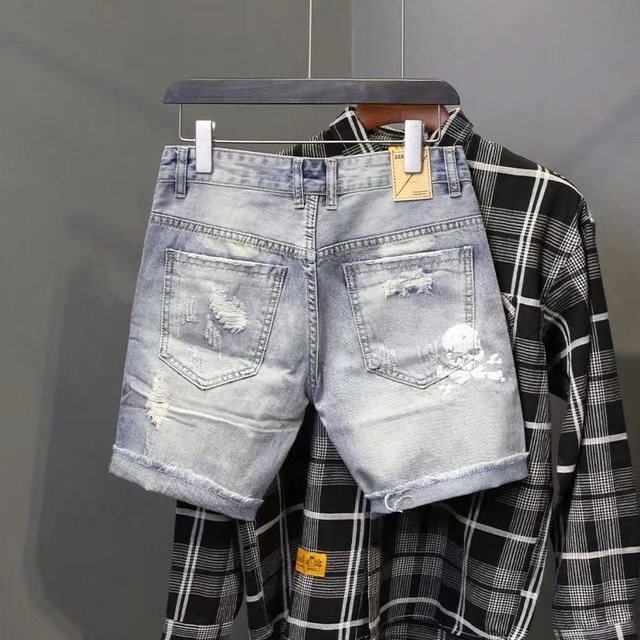 Summer Men's Worn Bead Hole Be - Street Fashion In Korea review and price