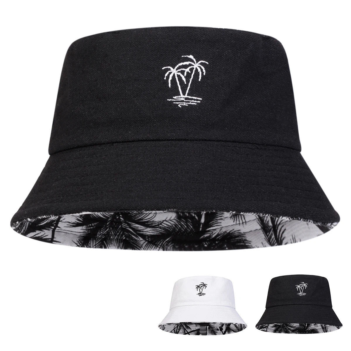 Unisex Coconut Tree Embroidery - Bucket Hat Embroidered review and price